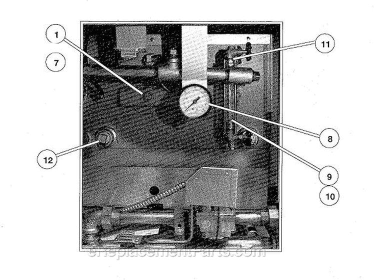 Page J Diagram and Parts List for M24G200  Market Forge Generator